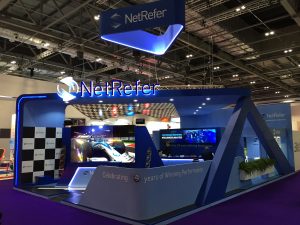 Our exhibition stand for NetRefer